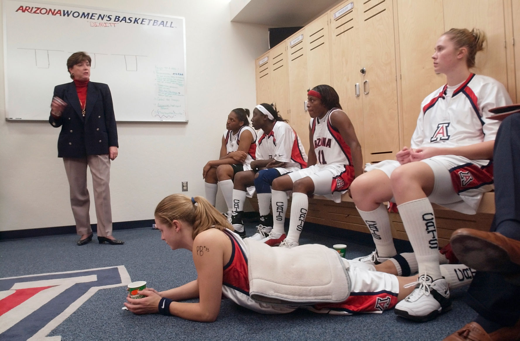 University of Arizona women's basketball coach Joan Bonvicini